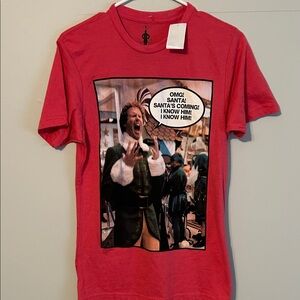 ELF Red Short Sleeve Tee. NWT. Small.